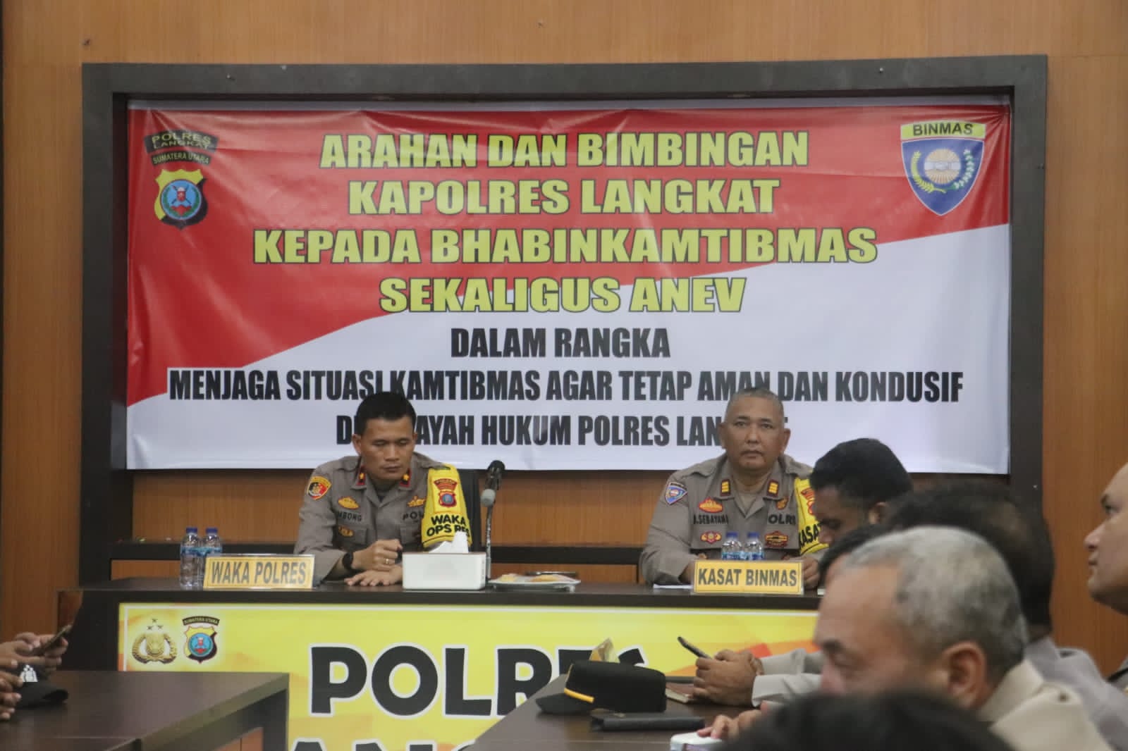 Wakapolres Langkat Gelar Anev Bhabinkamtibmas, Evaluasi Kinerja dan Strategi Peningkatan Keamanan
