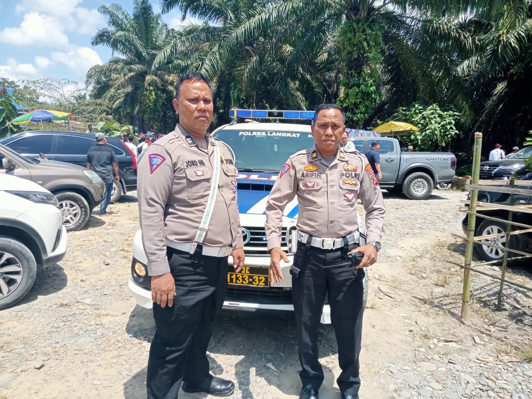 Satgas Ops Mantap Praja Lakukan Pengamanan Kampanye Dialogis Calon Gubernur Sumut Dan Calon Bupati Langkat