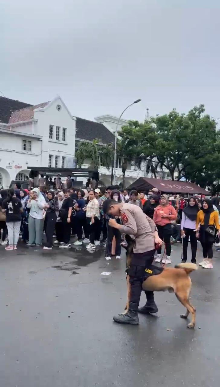 Car Free Day Cooling System Pilkada Damai, Polda Sumut Hadirkan Kegembiraan Warga Medan