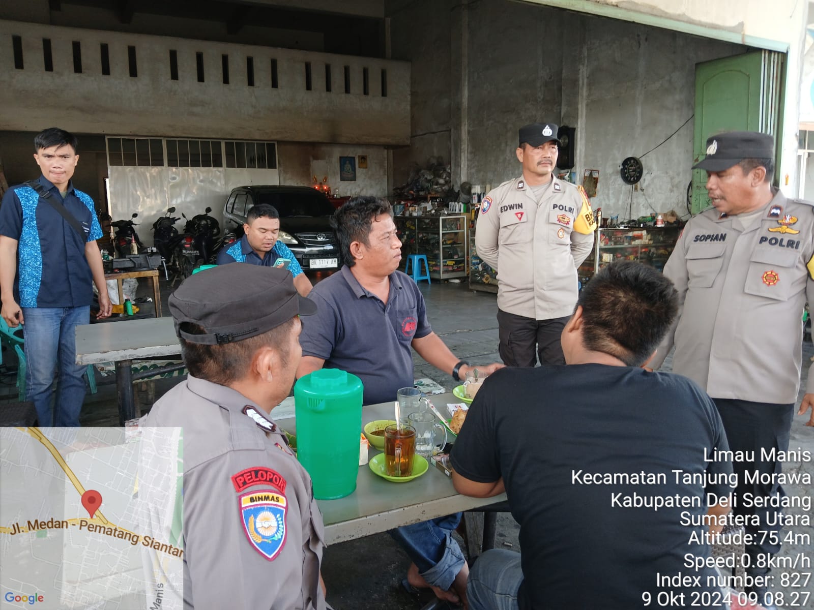 Cooling System, Jajaran Polresta Deli Serdang Sambangi Warga Wujudkan Pilkada 2024 Aman dan Kondusif