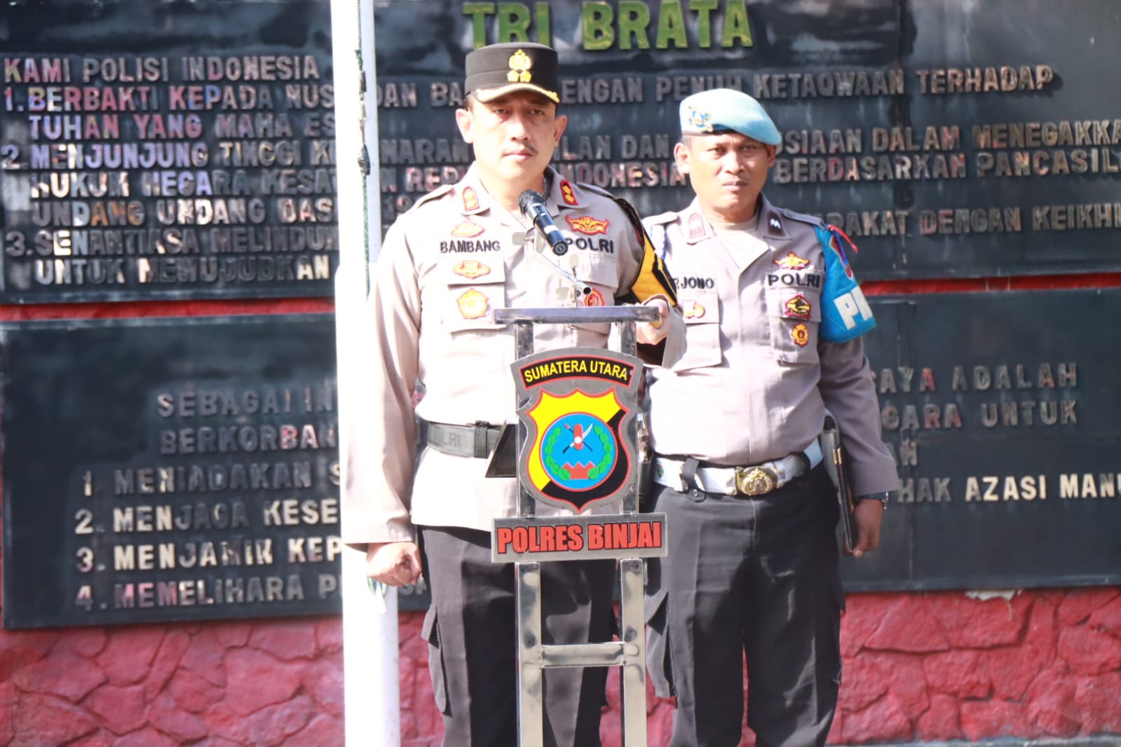 Polres Binjai Bersama Instansi Terkait Laksanakan Apel Gelar Pasukan Operasi Zebra Toba-2024