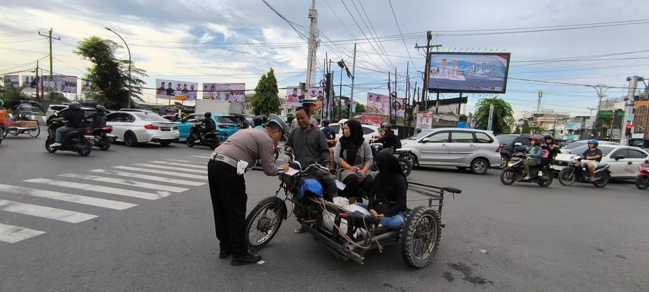 Hari Pertama Ops Zebra Toba 2024, Polda Sumut Tindak Tegas 1.254 Pelaku Pelanggaran Lalu Lintas