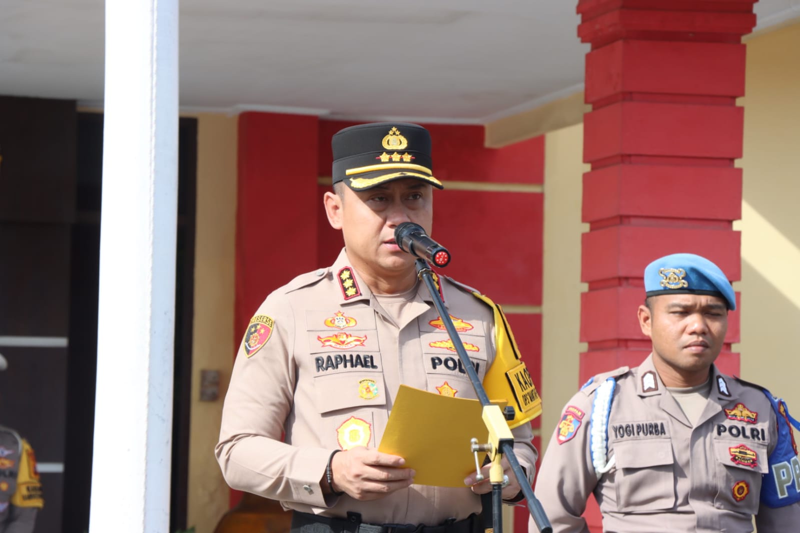 Kapolresta Deli Serdang Pimpin Apel Gelar Pasukan Ops Zebra Toba 2024