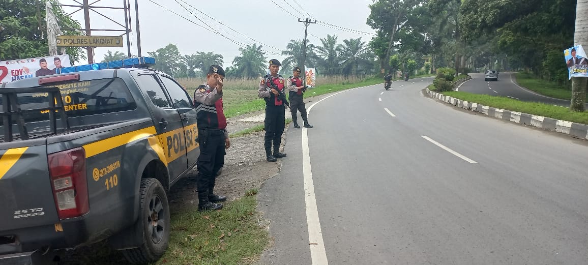 Cegah Tindakan Kriminalitas, Polres Langkat Tingkatkan Patroli Dialogis