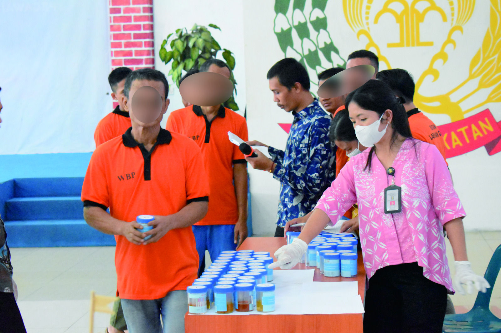 Wujudkan Wilayah Bebas Narkoba, Rutan Labuhan Deli Gelar Tes Urine Kepada Warga Binaan dan Pegawai