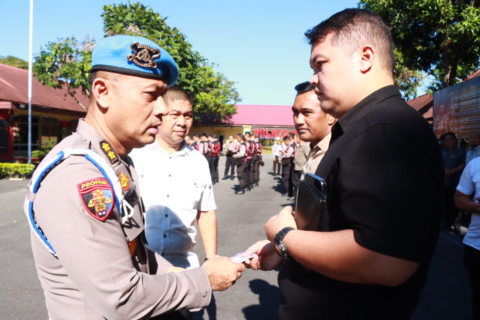 Gaktibplin Dadakan Terhadap Personil Polres Binjai Oleh Bidpropam Polda Sumut