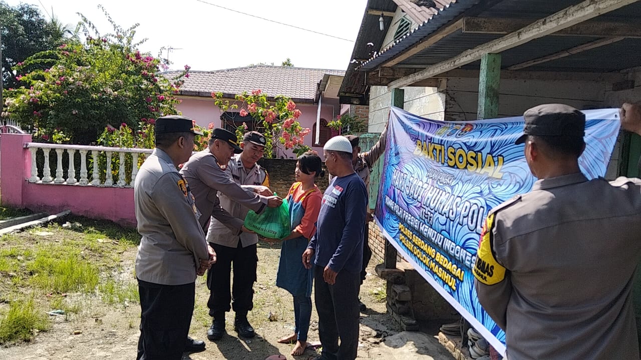Polsek Dolok Masihul Polres Sergai Lakukan Giat Baksos Untuk Masyarakat Dalam Rangka HUT Humas Polri Ke-73