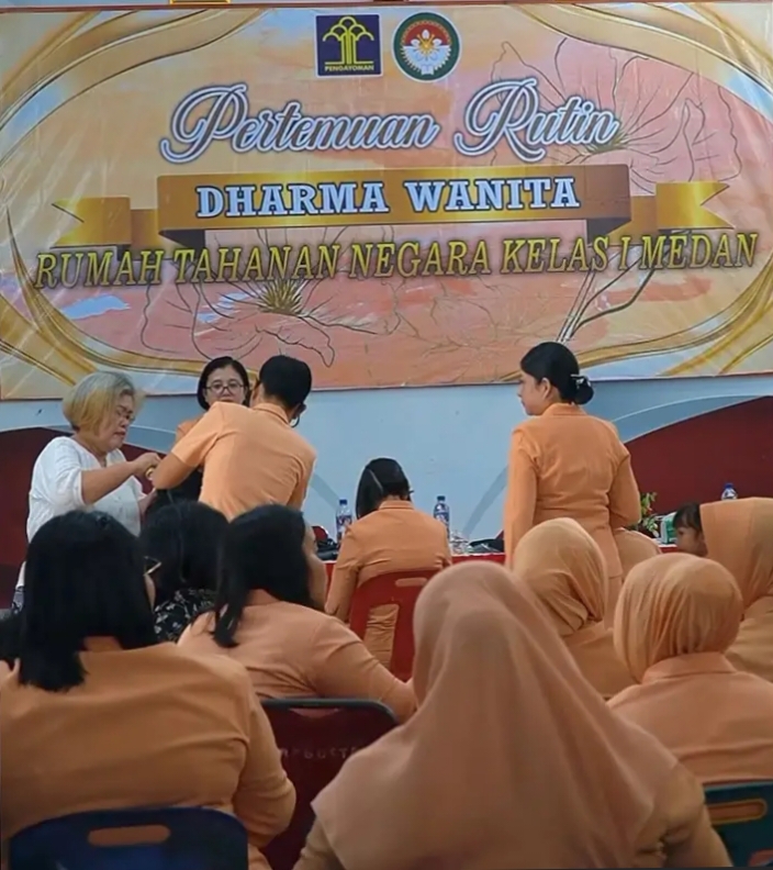 DWP Rutan Kelas I Medan Kumham Sumut Kembali Gelar Pertemuan Rutin