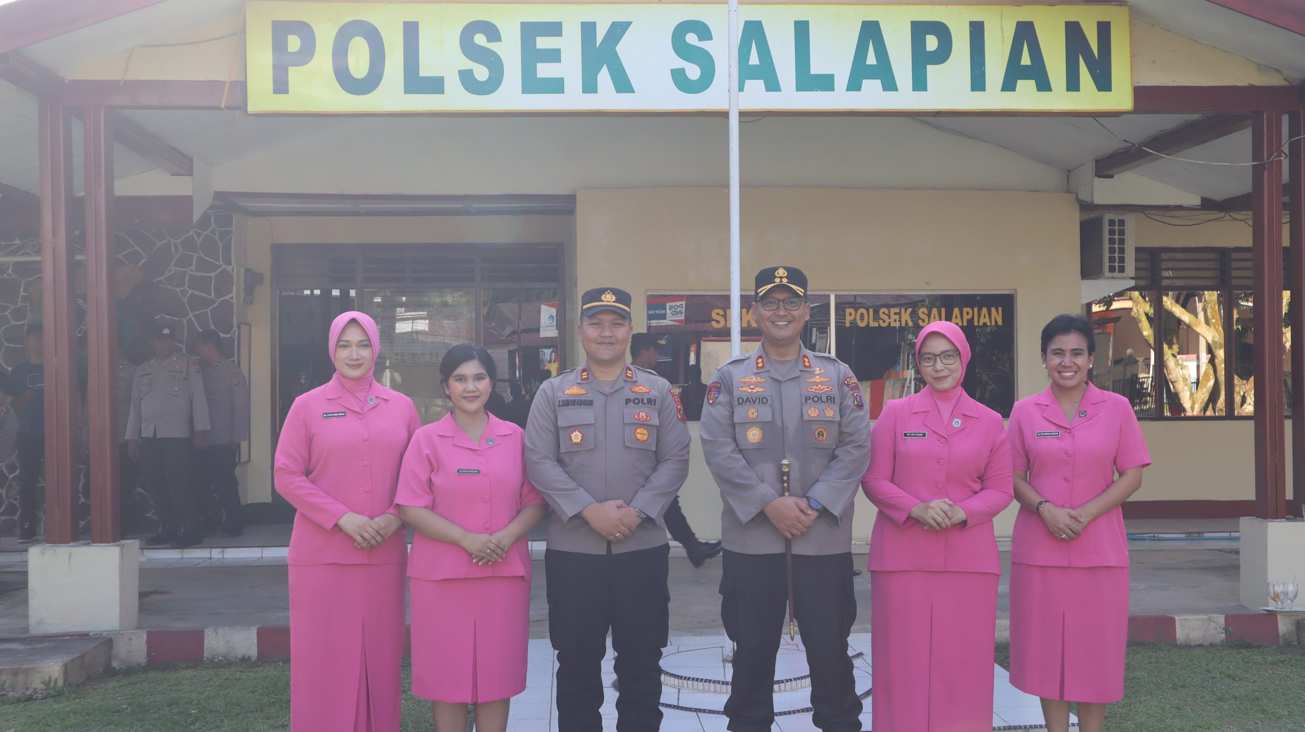 Kunjungan Kerja Kapolres Langkat ke Polsek Salapian