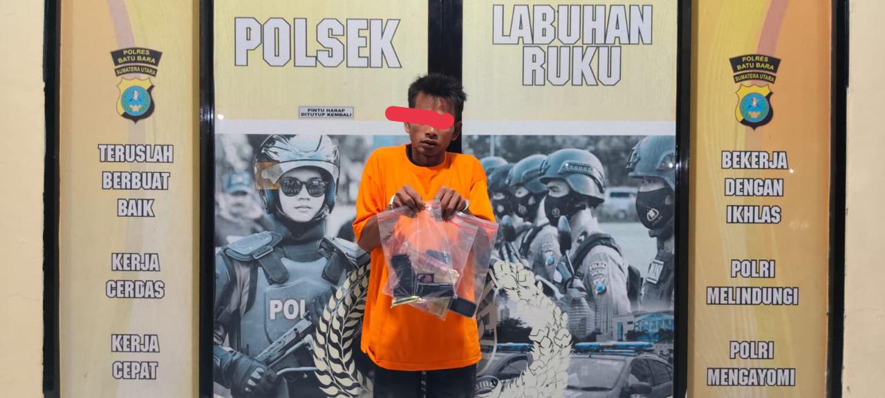 Pelaku Pencurian dengan Kekerasan di Batu Bara Berhasil Ditangkap, Polisi Temukan Senjata Api Tiruan