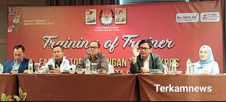 Siapkan KPPS, KPU Sumut Gelar Training of Trainer kepada KPU Kabupaten dan Kota