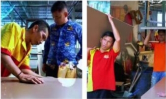 Rutan Kelas I Medan Kumham Sumut Melalui Subseksi Bimker Menjual 9 Meja Belajar Produksi WB