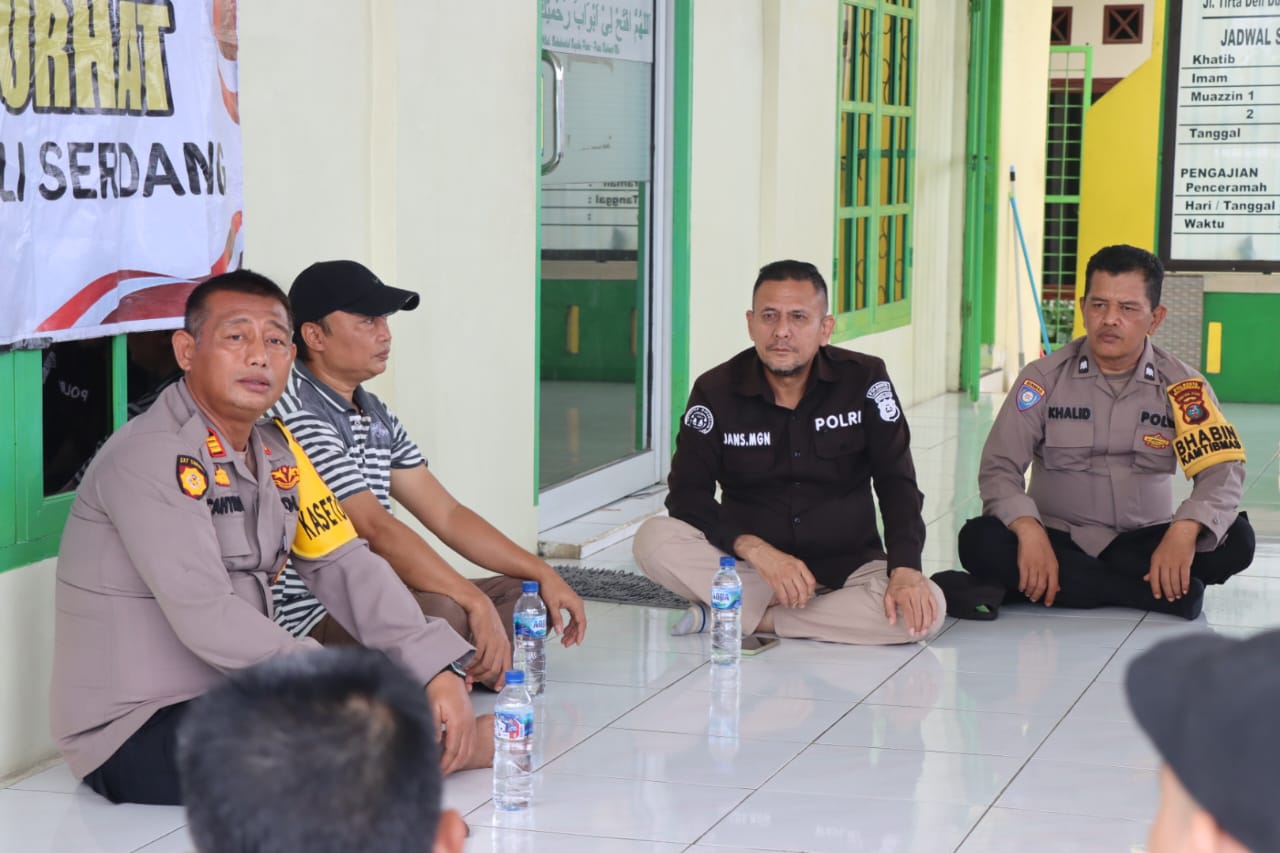 Lewat Jumat Curhat, Polresta Deli Serdang Berikan Respon Terhadap Keluhan Masyarakat