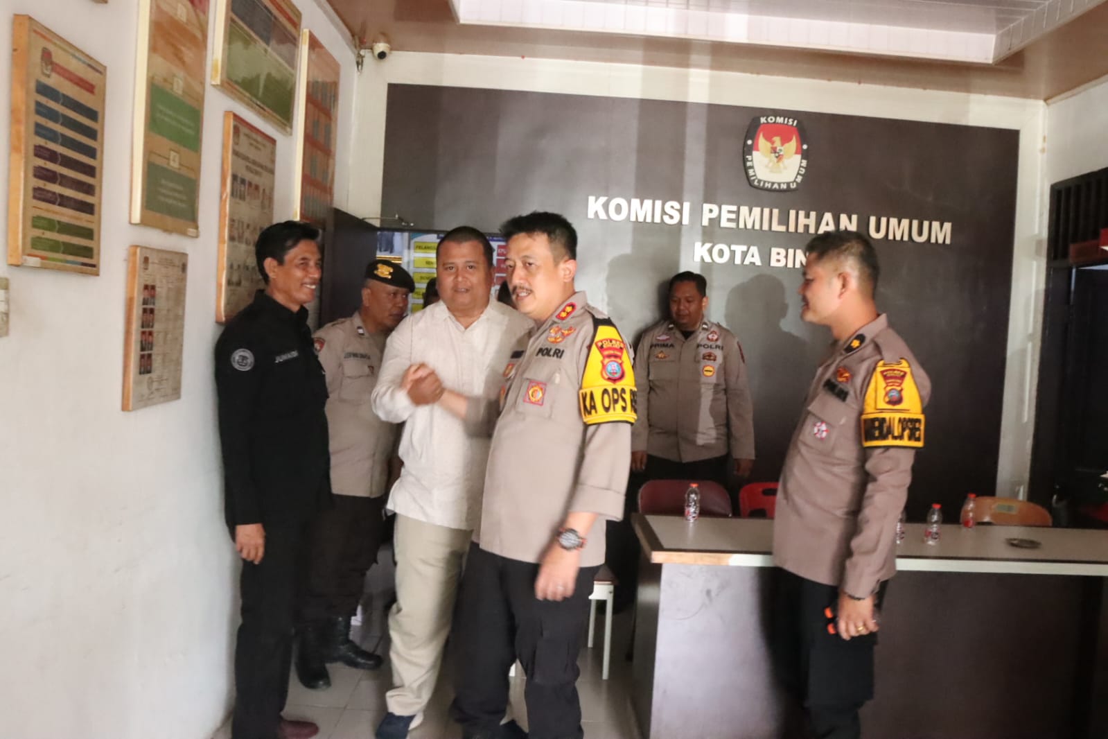 Kapolres Binjai Kunjungi Kantor KPU Binjai
