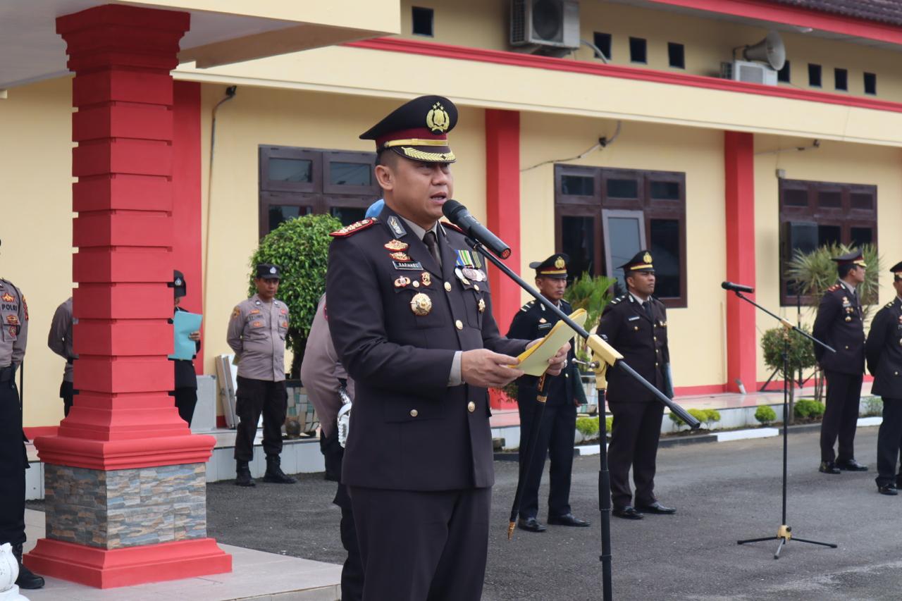 Kapolresta Deli Serdang Pimpin Upacara Peringatan Hari Pahlawan Nasional