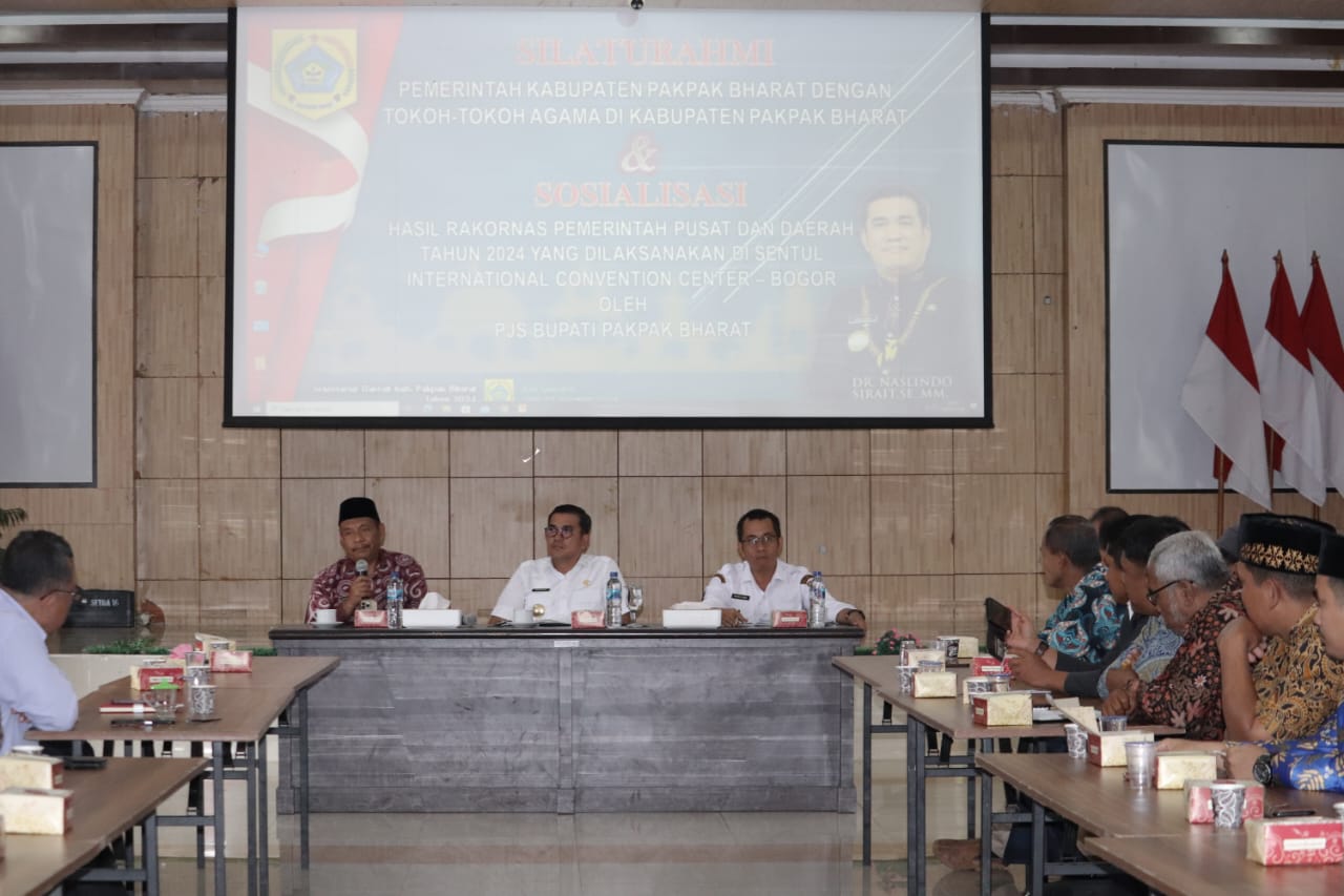 Pemkab Pakpak Bharat Menggelar Silaturahmi Bersama Tokoh-Tokoh Agama di Balai Sada Arih