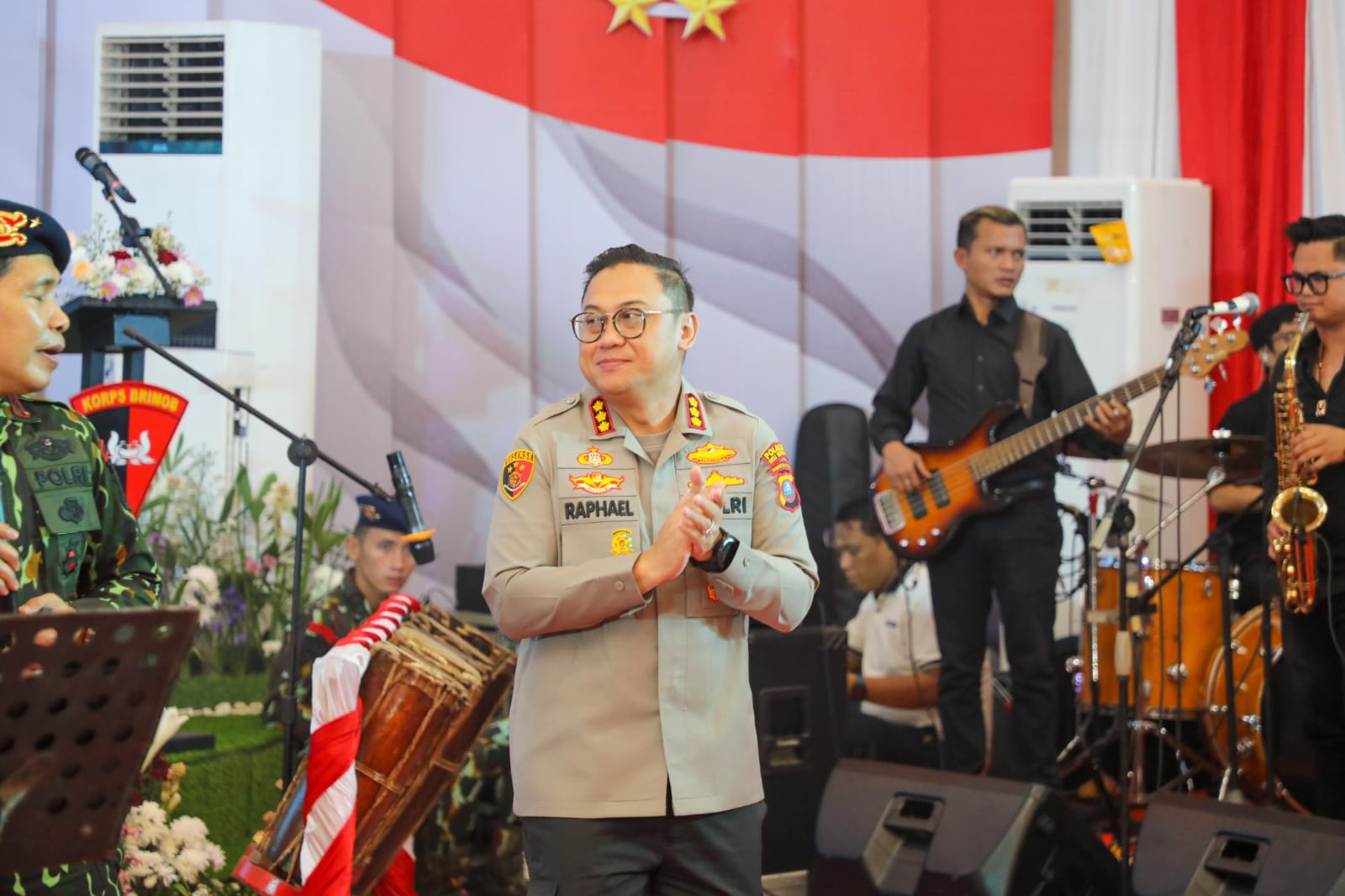 Kapolresta Deli Serdang Hadiri HUT Brimob ke-79 di Mako Brimob Polda Sumut