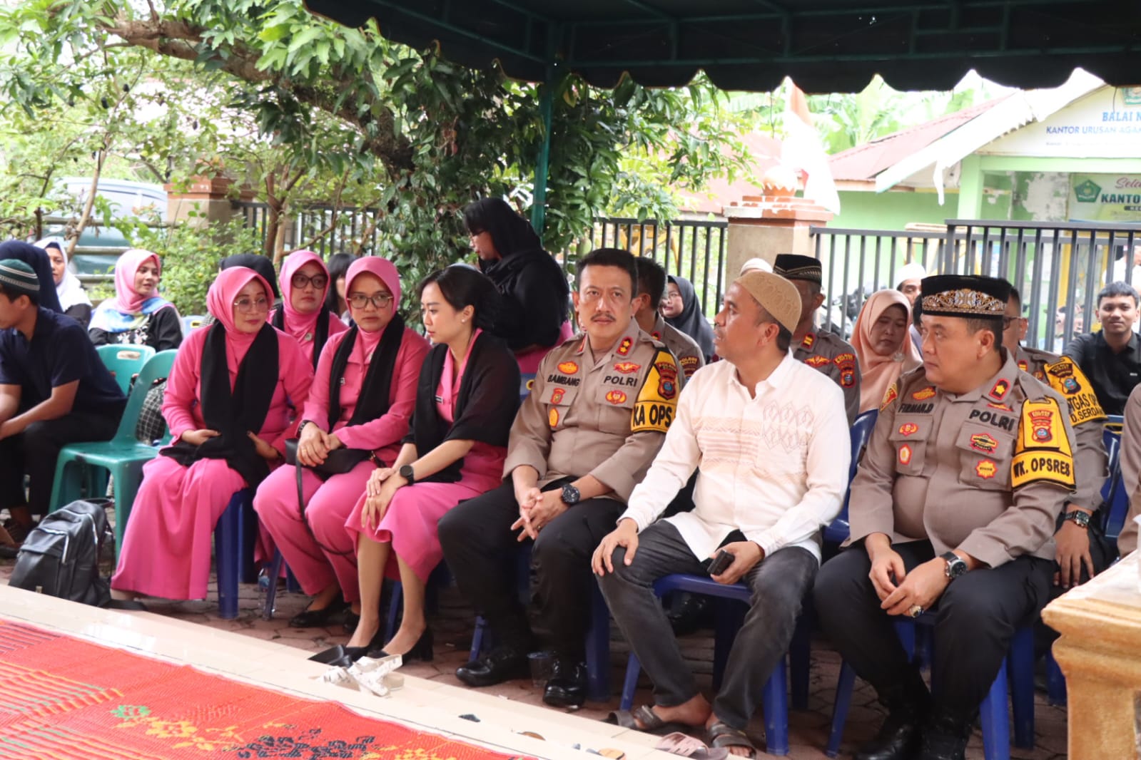 Belasungkawa Kapolres Binjai Dan Jajaran Kepada Kapolsek Selesai