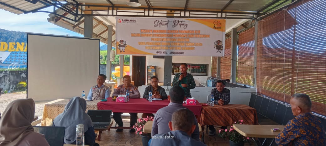 Panwascam PGGS Laksanakan Rakernis Pengawasan Kampanye dan Pendistribusian Logistik Pemilihan 2024