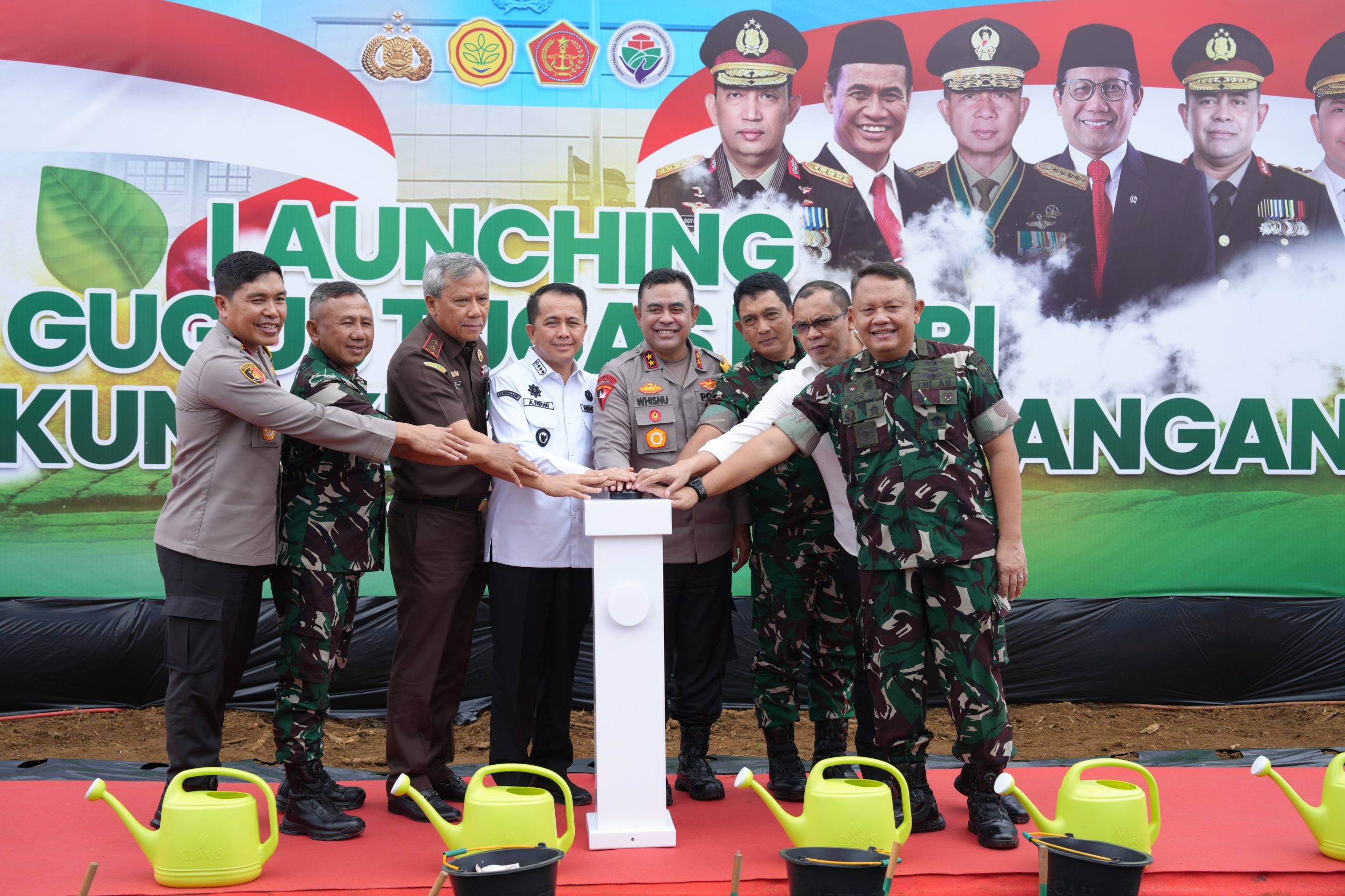 Polri dan Pemprov Sumut Launching Gugus Tugas Ketahanan Pangan untuk Perkuat Kemandirian Pangan Daerah