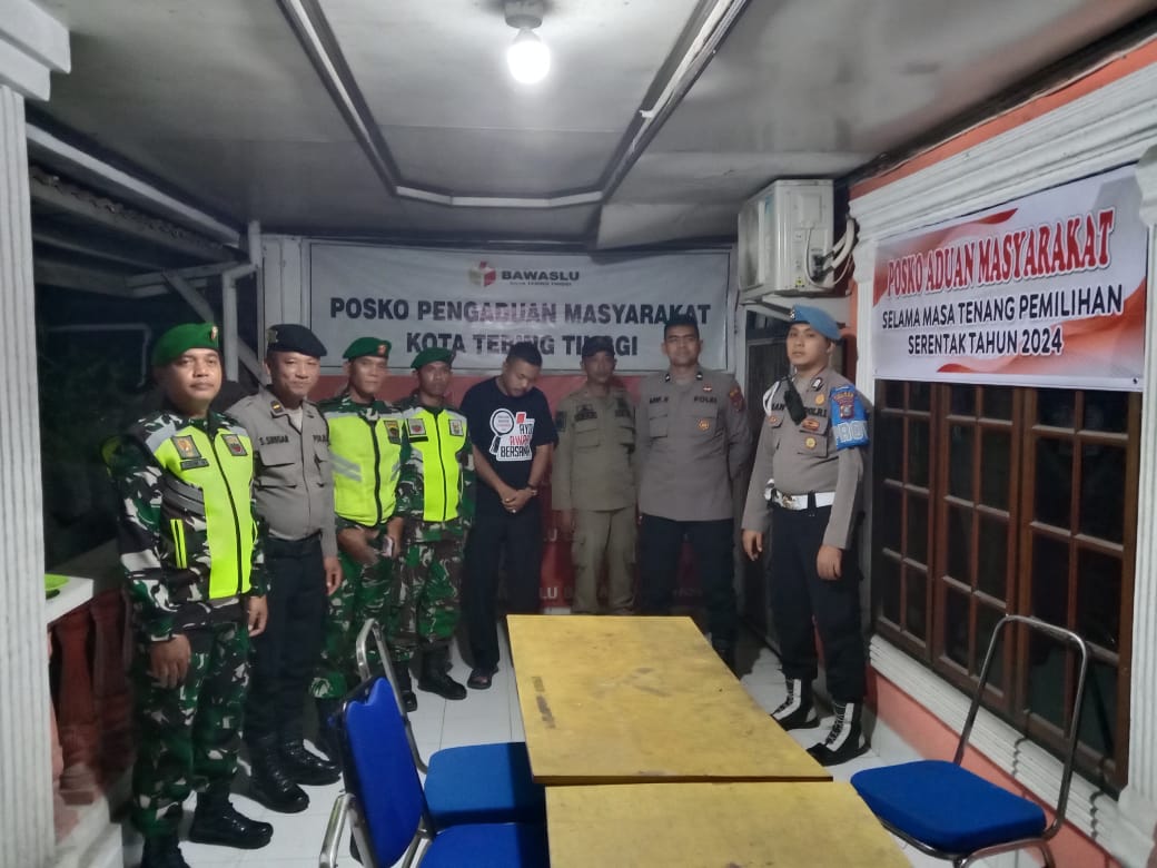 Polres Tebing-Tinggi Laksanakan Patroli Skala Besar Menjelang Pilkada Serentak.