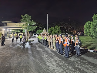 Dalam Rangka Operasi Mantap Praja Toba 2024, Polres Sergai Patroli Skala Besar