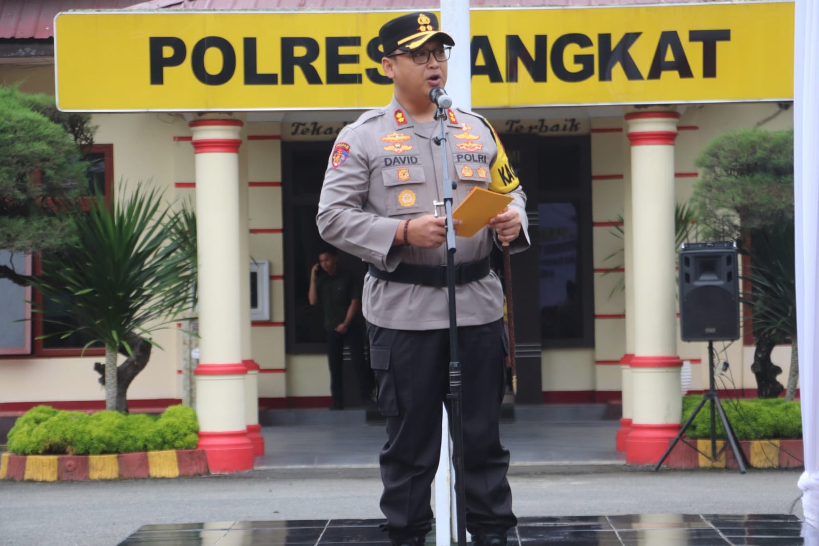 Pemungutan Suara di Kabupaten Langkat Berjalan Lancar, Kapolres Langkat Pastikan Keamanan Logistik Pemilu 2024