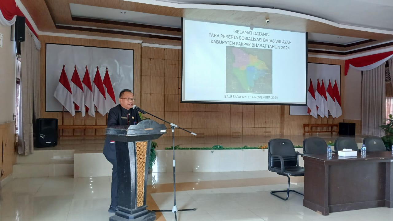 Pemkab Pakpak Bharat Melaksanakan Sosialisasi Batas Daerah