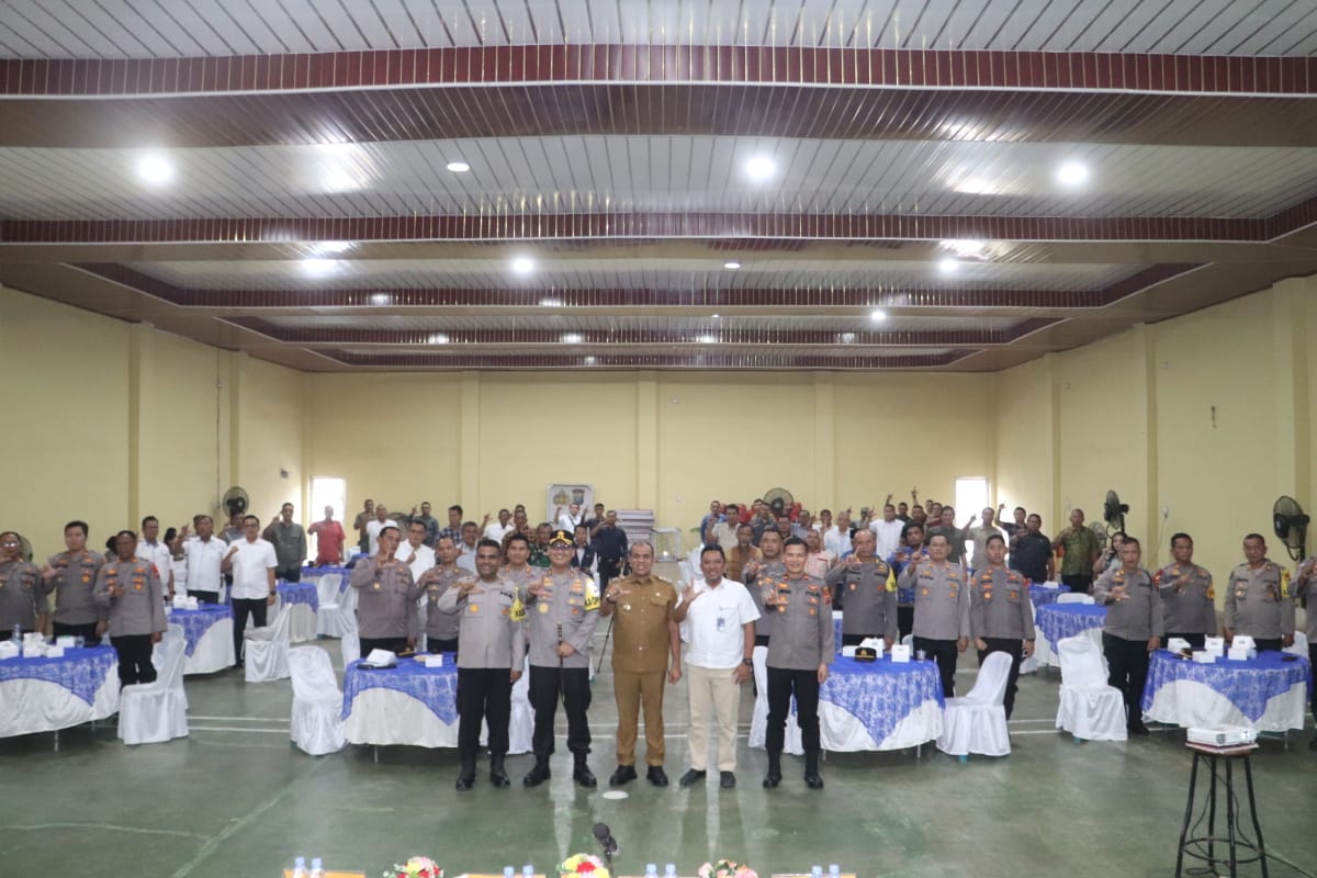 Kapolres Langkat Pimpin Rapat Koordinasi Percepatan Swasembada Jagung melalui Tumpang Sari
