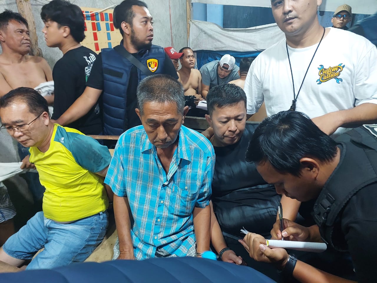 Tim Gabungan Polda Sumut Gerebek Lokasi Perjudian di Asahan, 19 Pelaku Diamankan