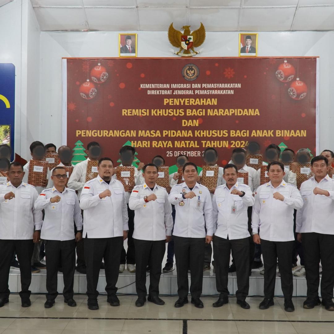 302 WB Rutan Kelas I Medan Kumham Sumut Mendapat Remisi Natal, 8 Orang Diantaranya Langsung Bebas