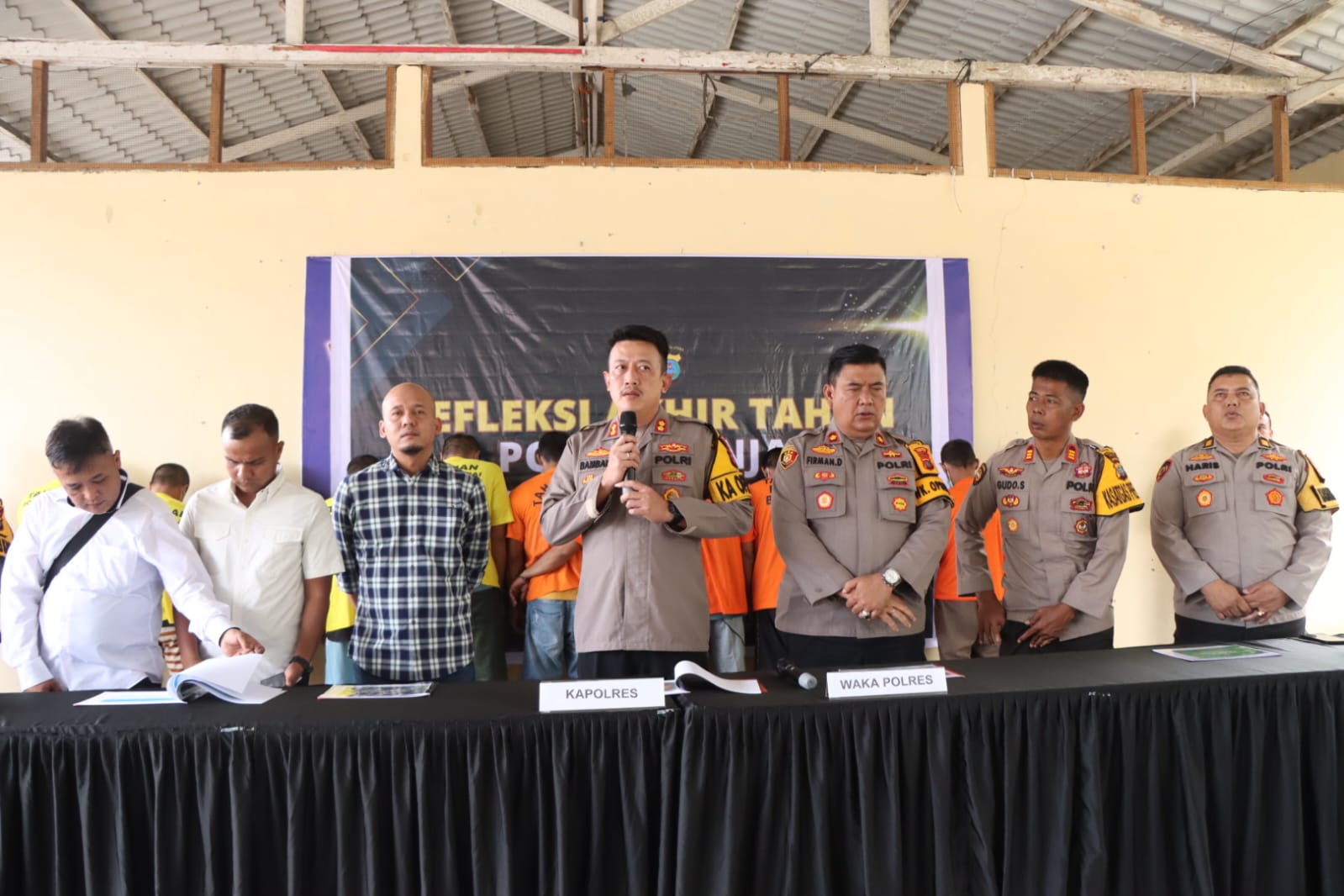 Polres Binjai Melaksanakan Refleksi Akhir Tahun 2024