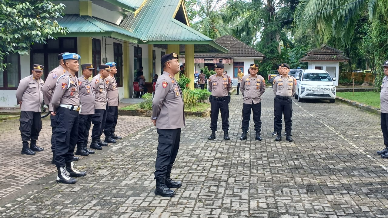 Polres Langkat Amankan Penetapan Pasangan Calon Terpilih
