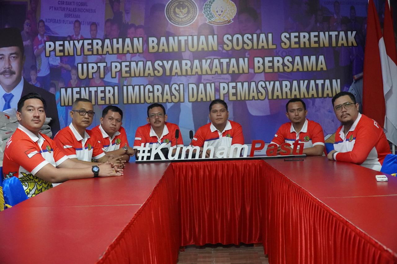 Rutan Kelas I Medan Kumham Sumut Ikuti Pengarahan Direktur Jenderal Pemasyarakatan Secara Virtual