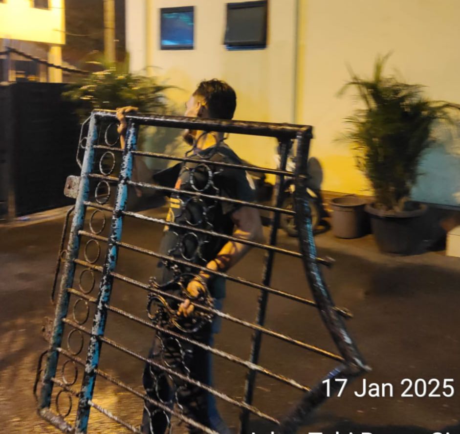 Polisi Tangkap Pencuri Pagar Besi Di Medan Dalam Aksi Pengejaran Dini Hari