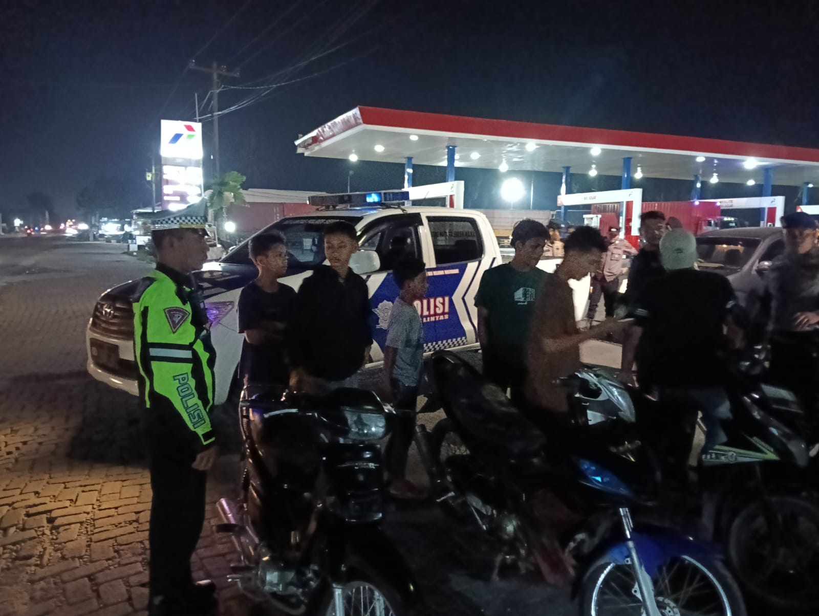 Tingkatkan Rasa Aman Terhadap Masyarakat, Polres Sergai Beserta Polsek Jajaran Gelar KRYD Di Kab. Sergai