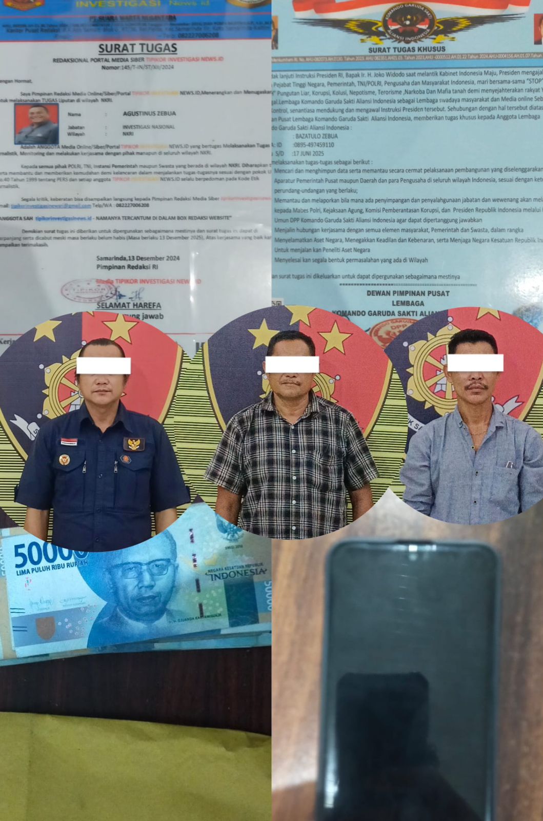 Polres Padang Lawas Tangkap Tiga Oknum LSM Dalam Kasus Pemerasan Dengan Modus Pemantauan Dana BOS