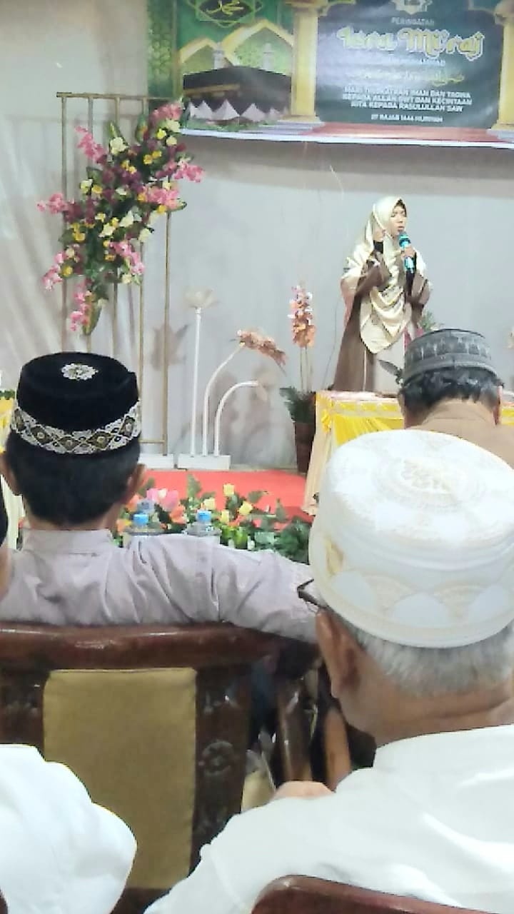 Masyarakat Rantau Laban Tebing-Tinggi Laksanakan Kegiatan Peringatan Isra Mi’raj 1446 H di Masjid Nurul Amal Lingkungan I.