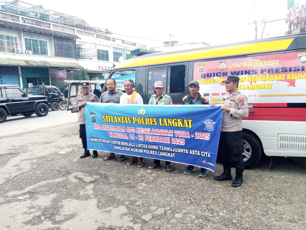 Ops Keselamatan Toba 2024, Sat Binmas Melaksanakan Giat Sosialisasi Tertib Berlalulintas