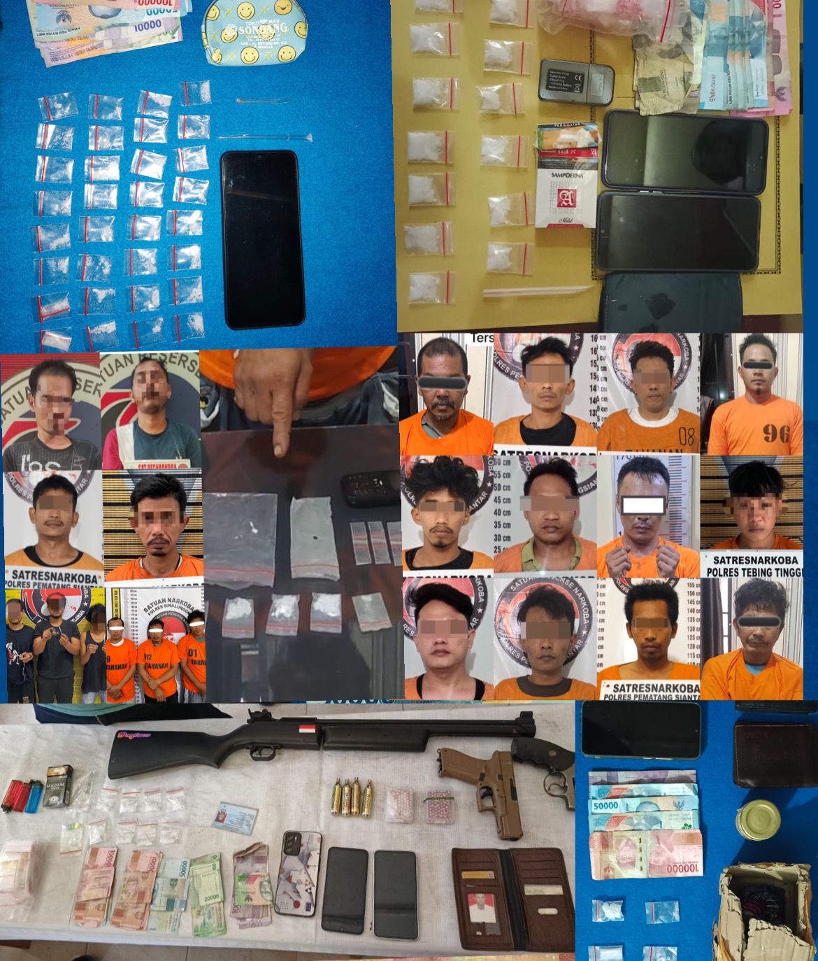 Perangi Narkoba! Polda Sumut Dan Jajaran Ungkap 132 Kasus Narkotika Dalam Sepekan