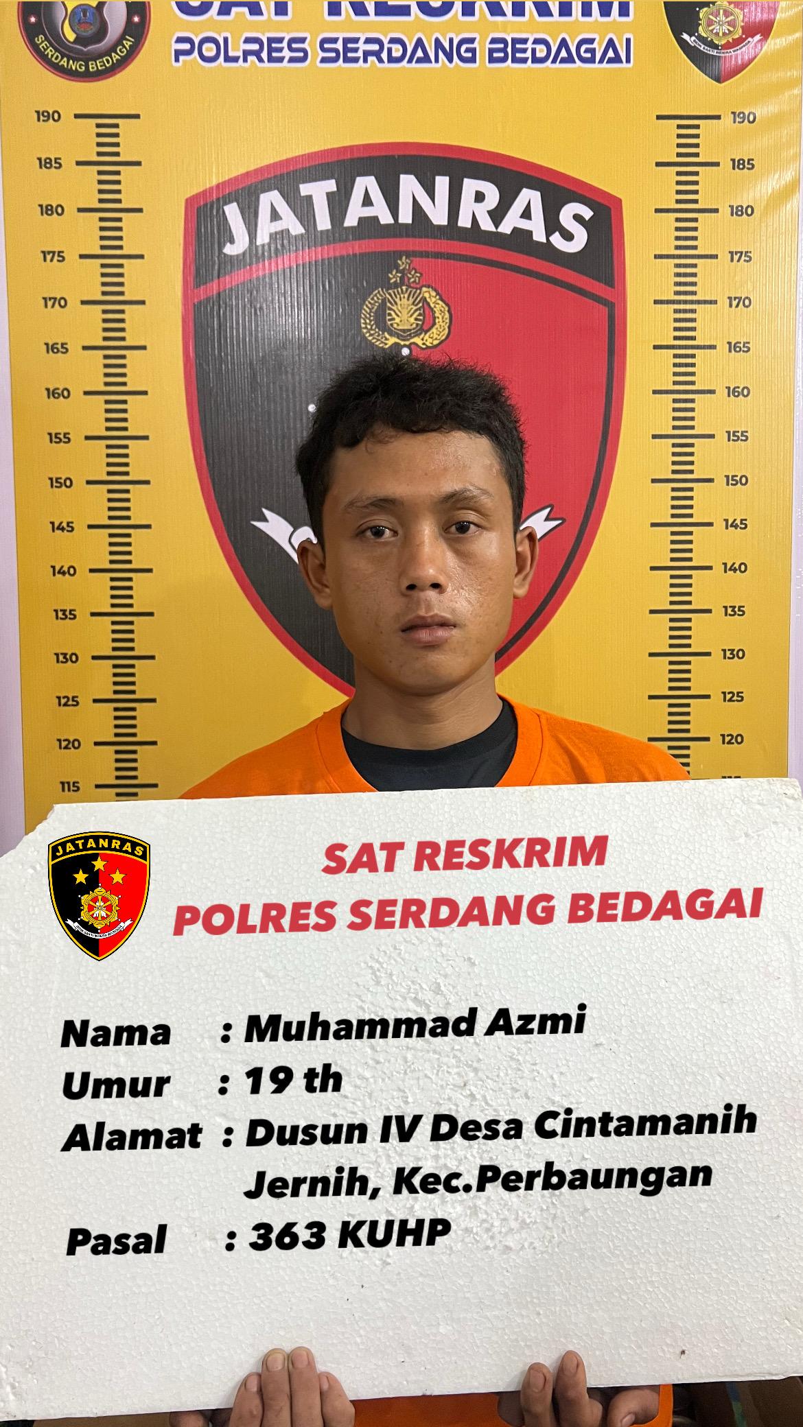 Tim Opsnal Sat Reskrim Polres Sergai Berhasil Ungkap Kasus Pembobolan Rumah
