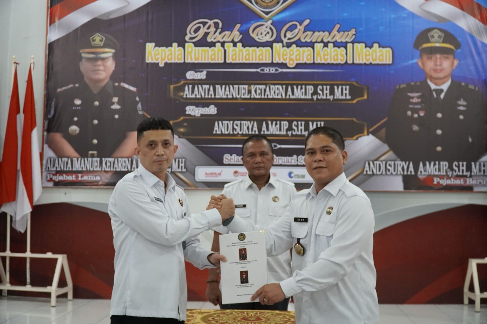 Sertijab Dan Pisah Sambut Karutan Kelas I Medan Kumham Sumut
