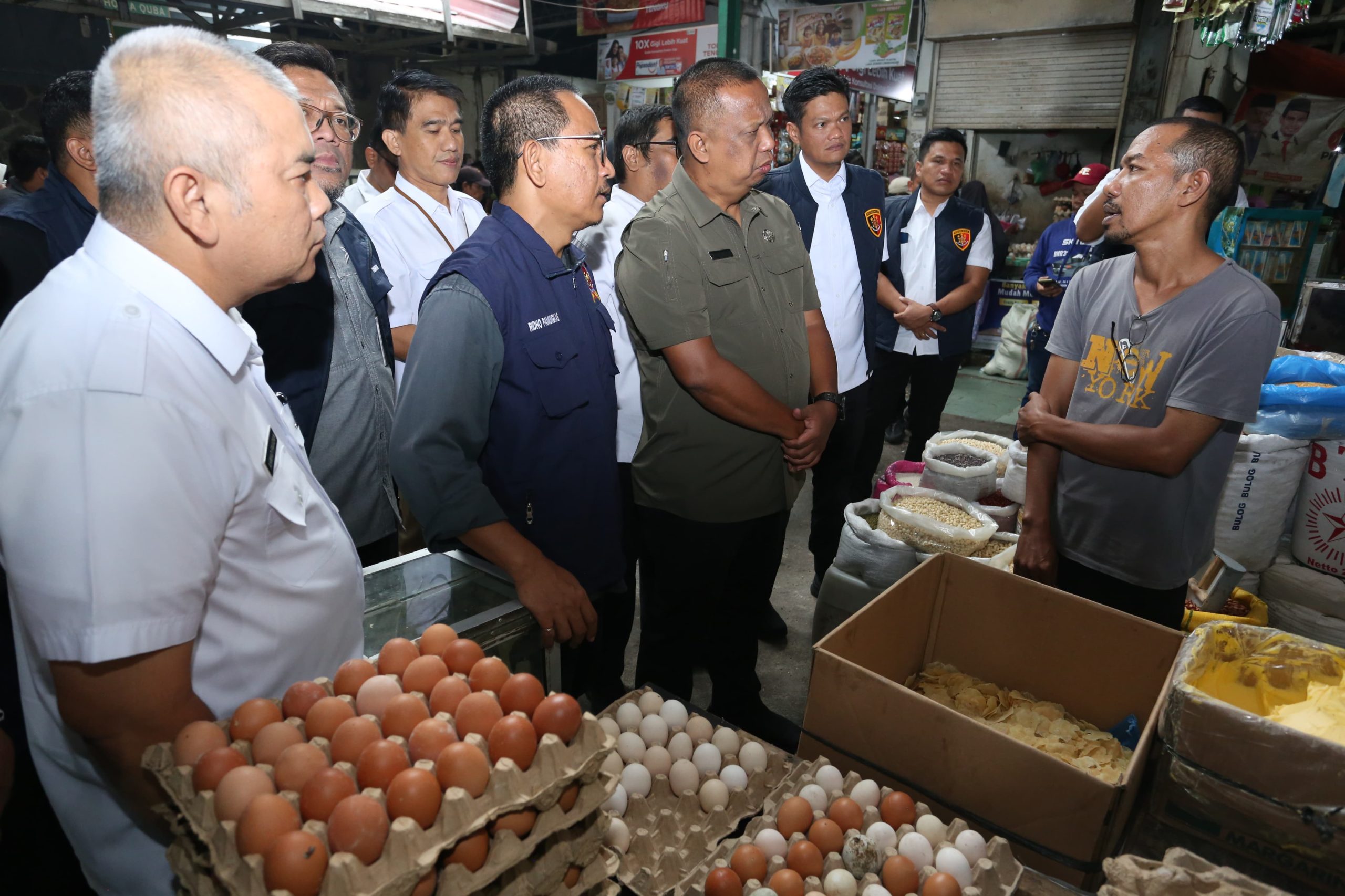 Pastikan Ketersediaan Bahan Pokok dan Harga Stabil, Polda Sumut Lakukan Sidak di Sejumlah Pasar