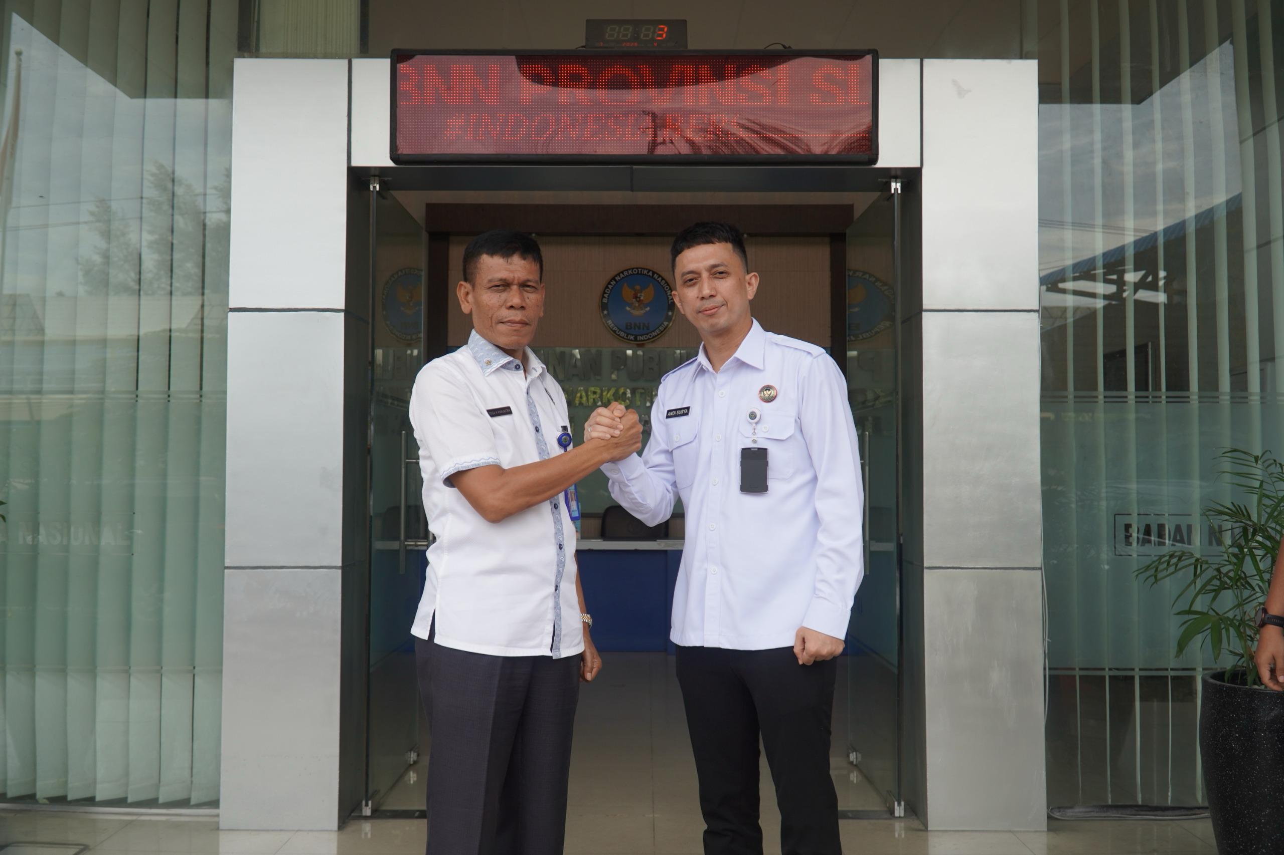 Rutan Kelas I Medan Koordinasi Dengan BNNP Sumut dan Polrestabes Medan, Perkuat Sinergitas Aparat Penegak Hukum