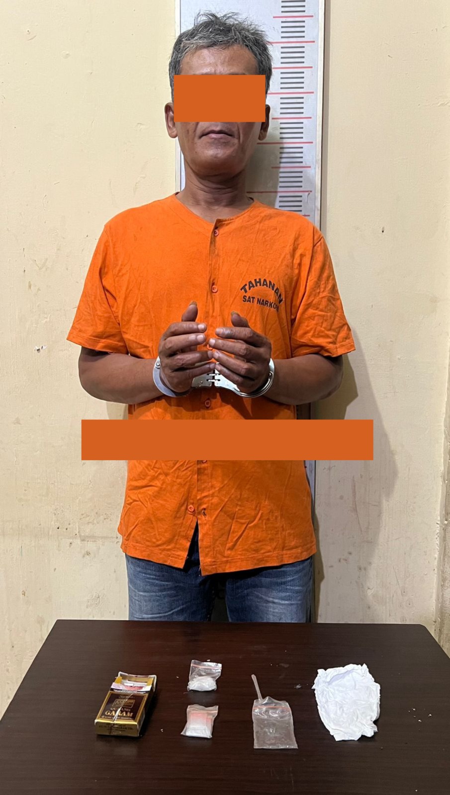 Sat Narkoba Polres Langkat Tangkap Seorang Pria Residivis Narkoba Dengan Barang Bukti Sabu-Sabu!