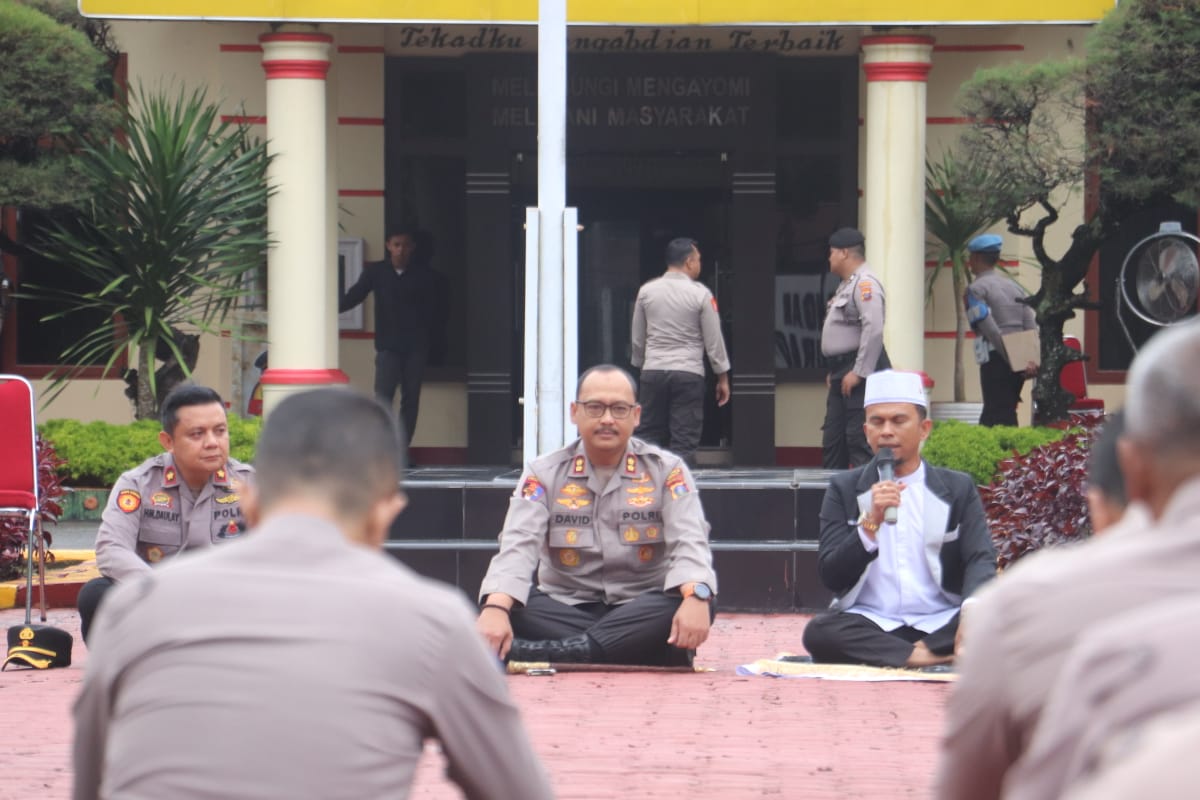 Sambut Bulan Ramadhan 1446 H, Polres Langkat Gelar Tradisi Punggahan