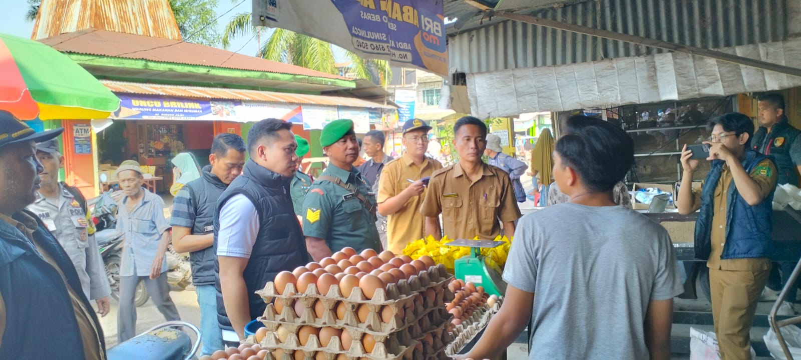 Pastikan Stok Pangan Aman! Satgas Pangan Polres Langkat Gelar Monitoring Jelang Ramadhan