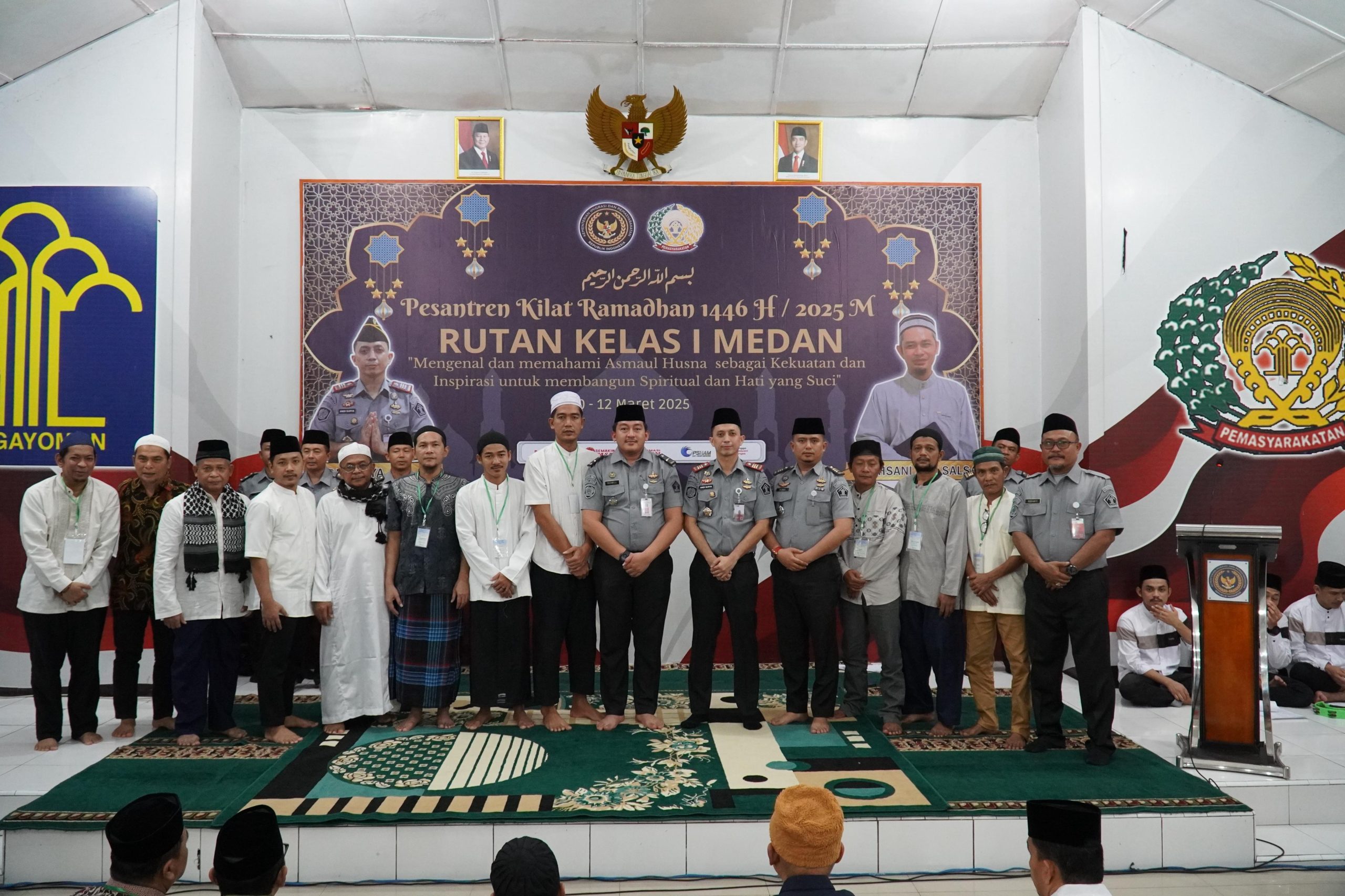Pembukaan Pesantren Kilat Ramadhan Bagi Warga Binaan Rutan Kelas I Medan