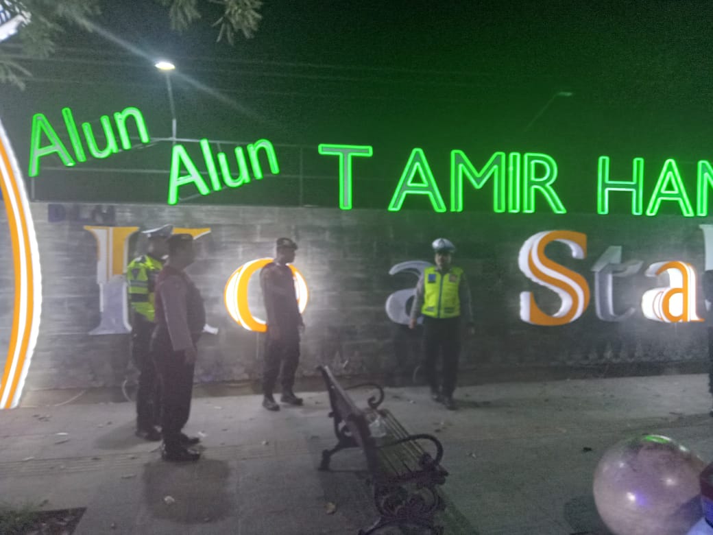 Antisipasi Balap Liar Dan Bermain Petasan Usai Subuh, Satuan Samapta dan Satuan Lalu Lintas Polres Langkat Gelar Patroli di Titik Rawan