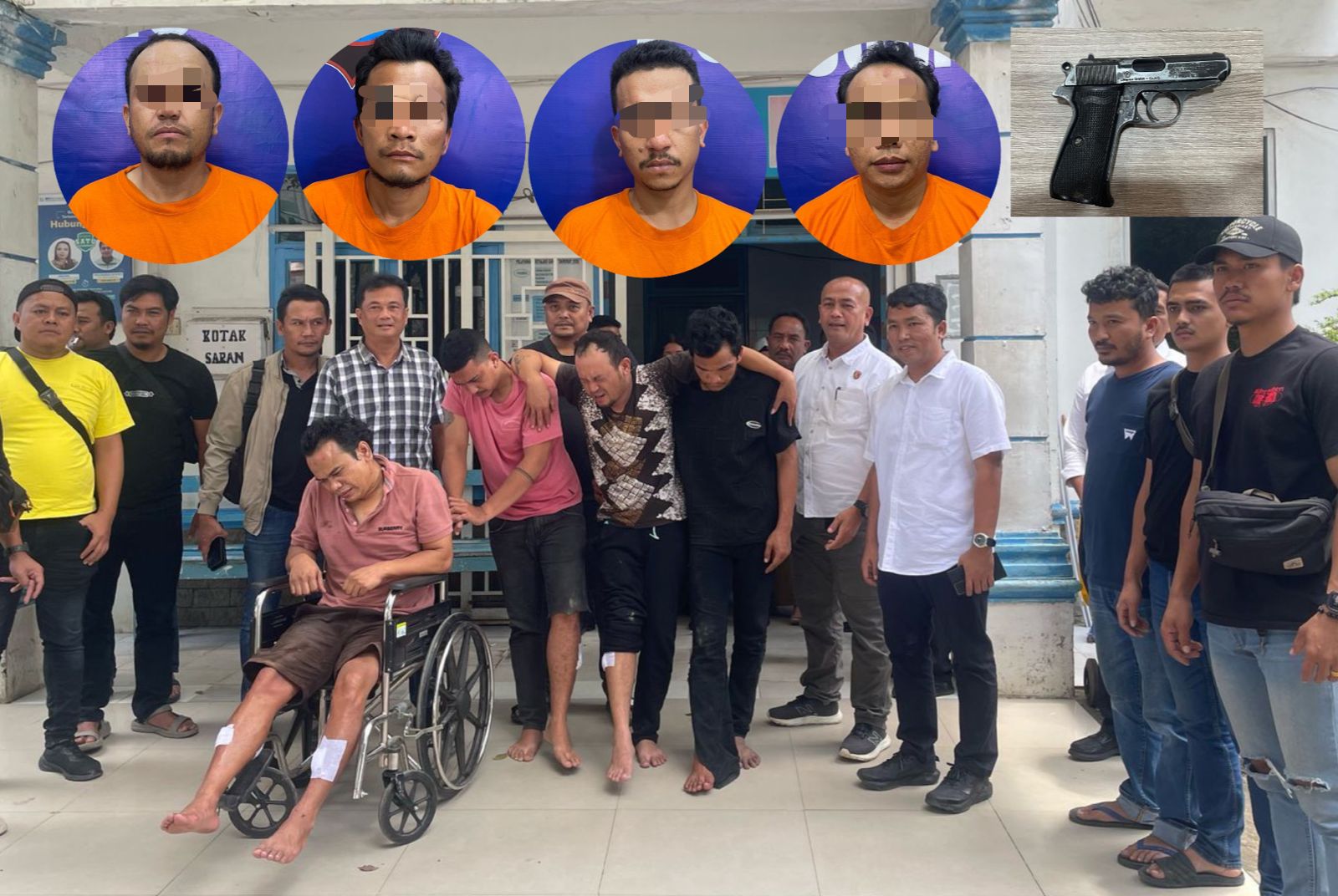 Polisi Gadungan Peras Warga Dengan Modus Razia Narkoba di Karo, Empat Tersangka Dibekuk